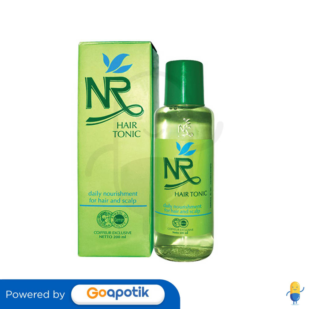 NR HAIR TONIC BOTOL 200 ML Kegunaan, Efek Samping, Dosis dan Aturan Pakai