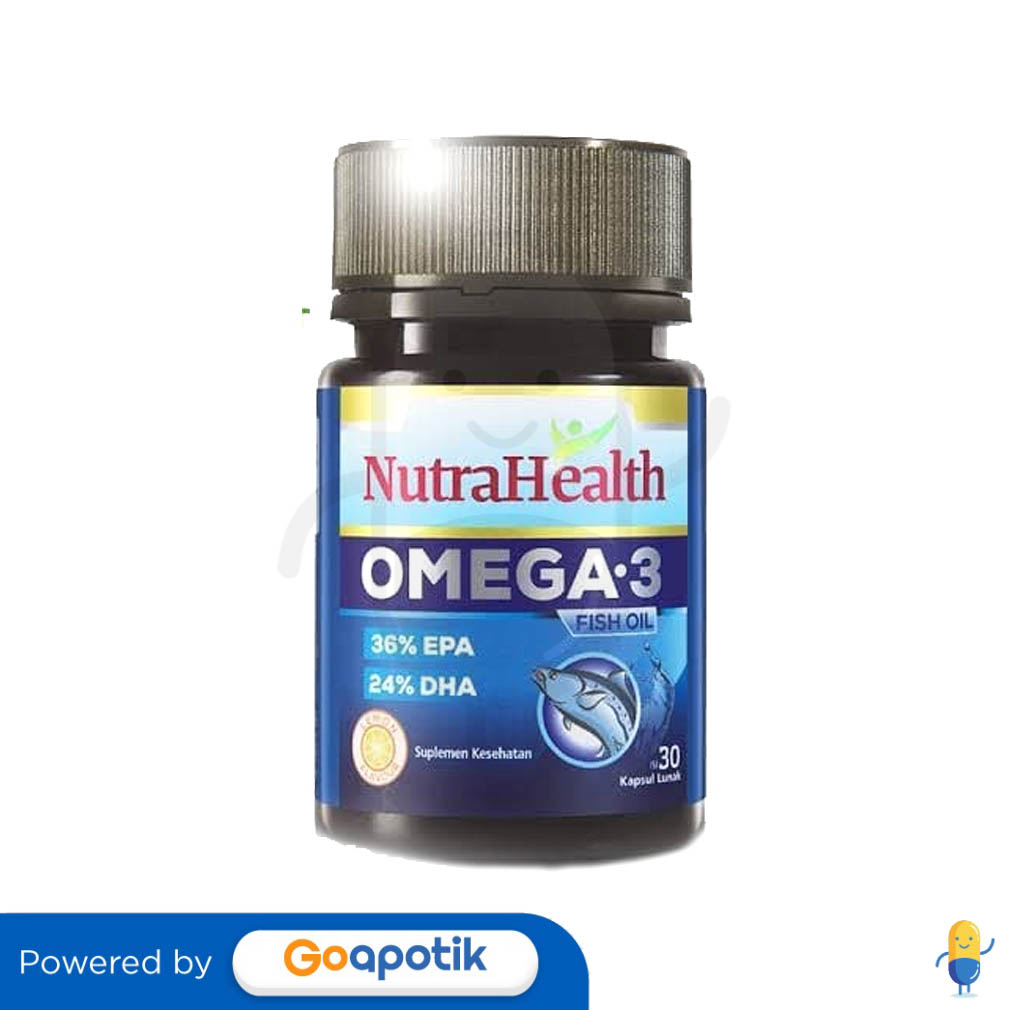 NUTRAHEALTH OMEGA 3 FISH OIL 700MG BOTOL 30 KAPSUL Kegunaan, Efek