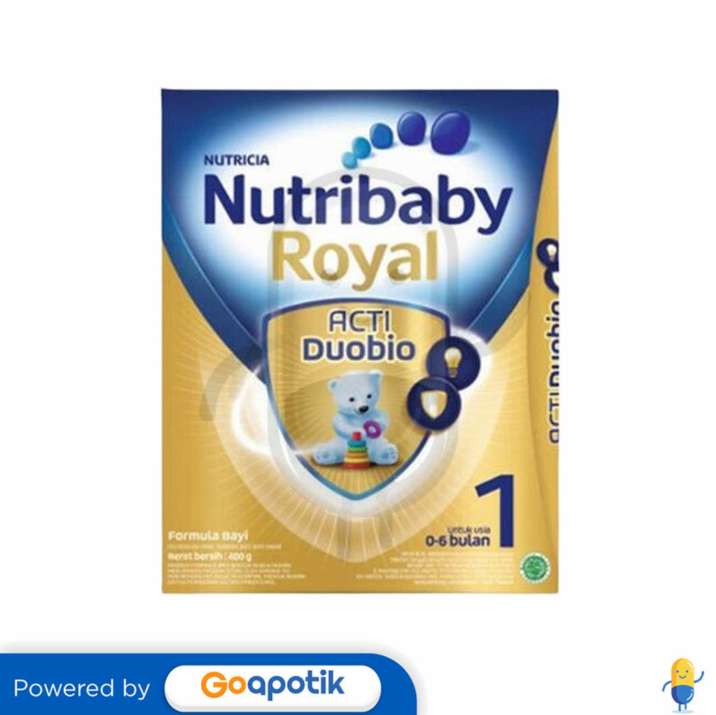 NUTRIBABY ROYAL 1 SUSU FORMULA BAYI USIA 0-6 BULAN 400 GRAM BOX