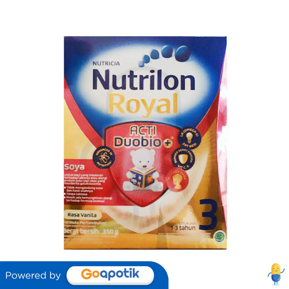 Nutrilon Royal Soya Acti Duobio Tahun Vanila Gram Box