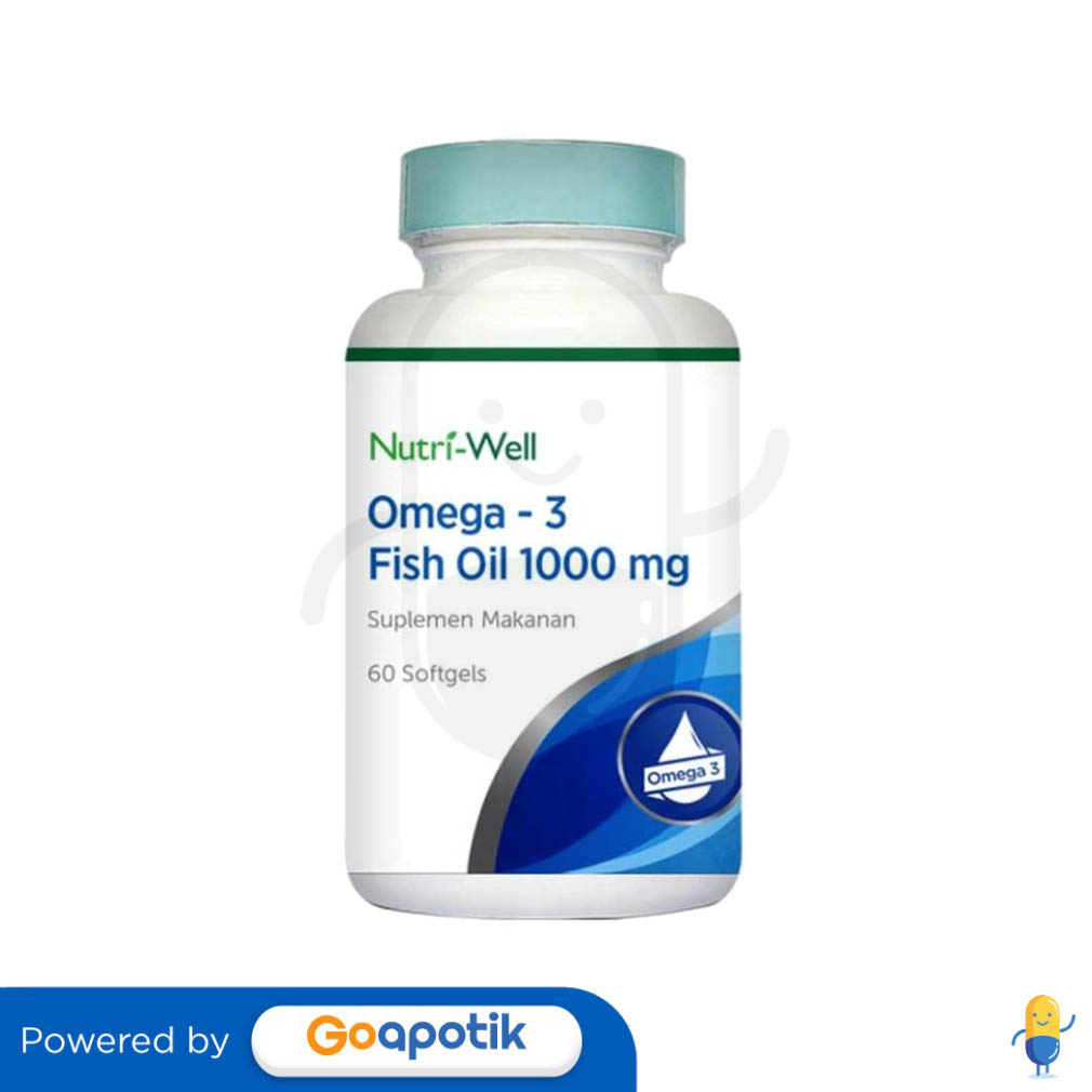 NUTRIWELL OMEGA 3 FISH OIL 1000 MG BOTOL 60 KAPSUL Kegunaan, Efek