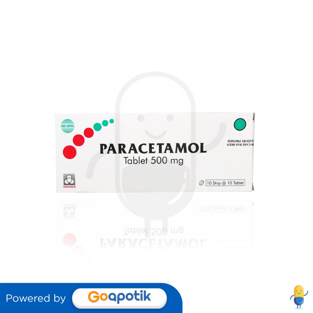 Ulasan Produk PARACETAMOL 500 MG PROMED BOX 100 KAPLET