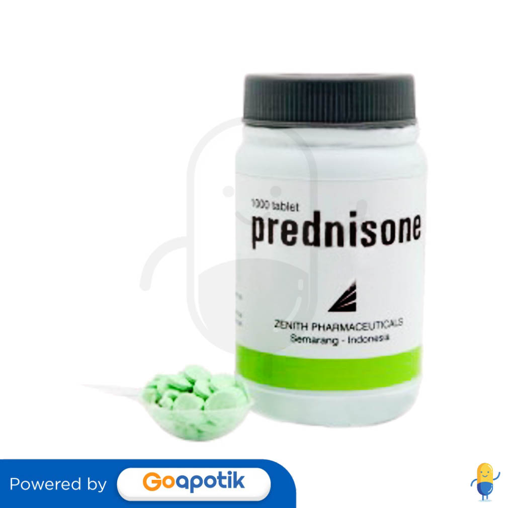 Prednisone Zenith Farma 5 Mg Botol 100 Tablet Kegunaan Efek Samping