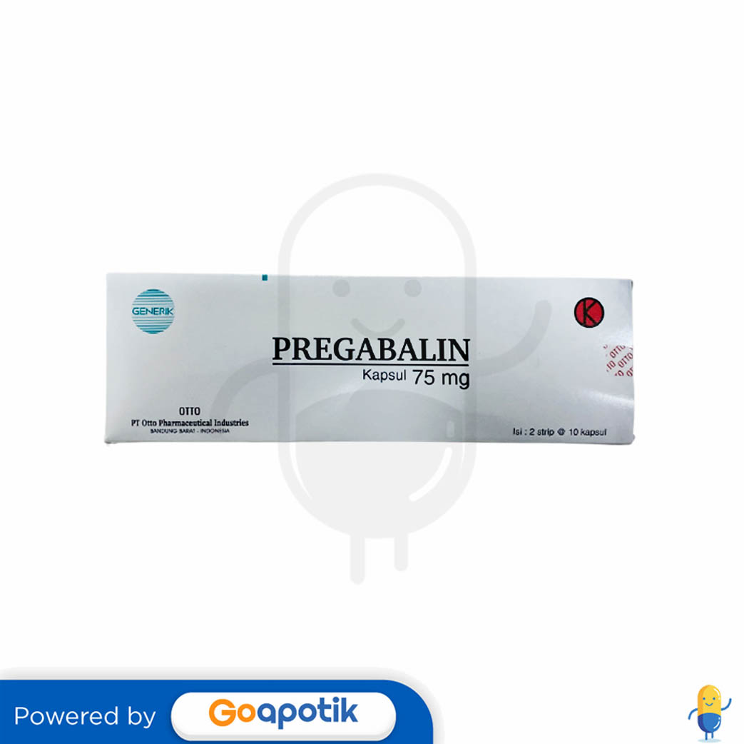 PREGABALIN OTTO 75 MG BOX 20 KAPSUL Kegunaan, Efek Samping, Dosis dan
