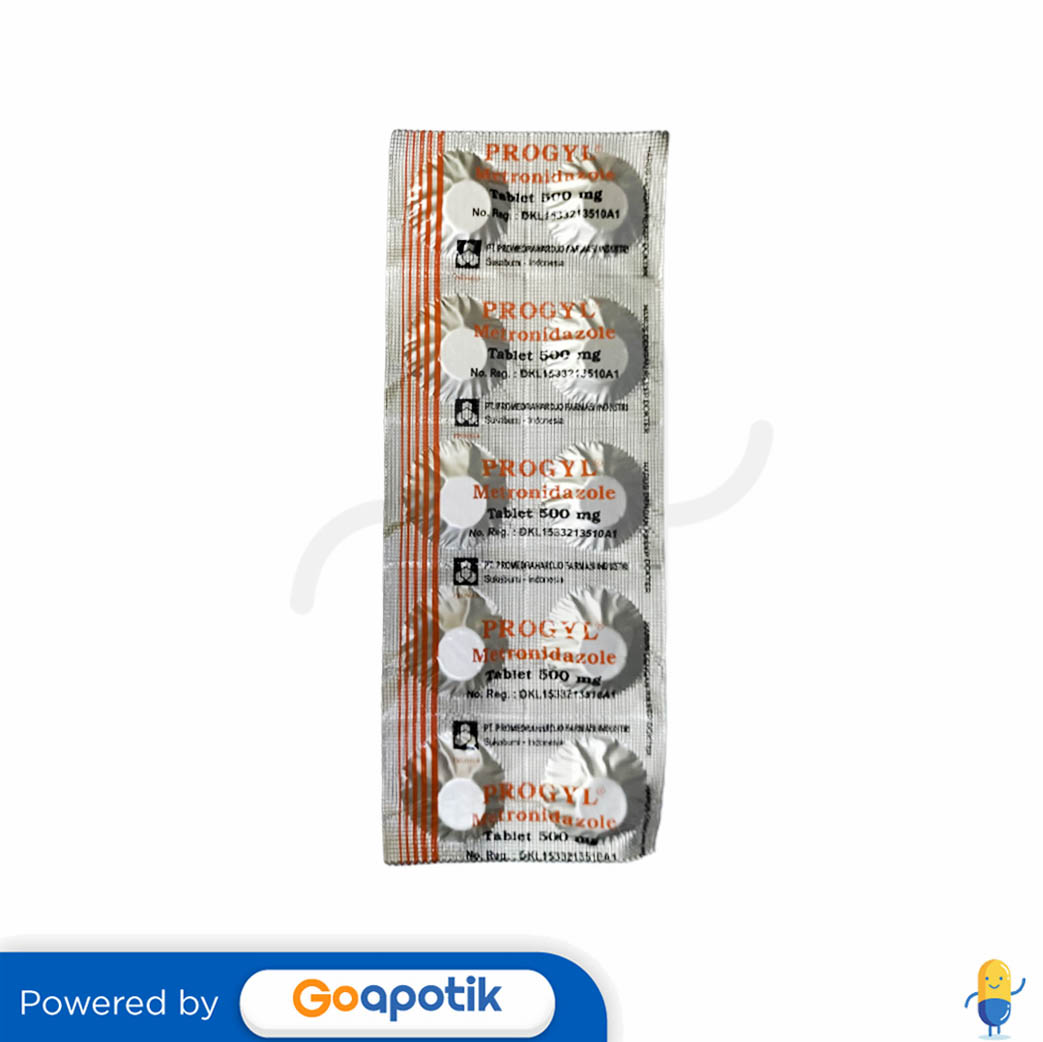 Progyl 500 Mg Strip 10 Tablet Kegunaan Efek Samping Dosis Dan