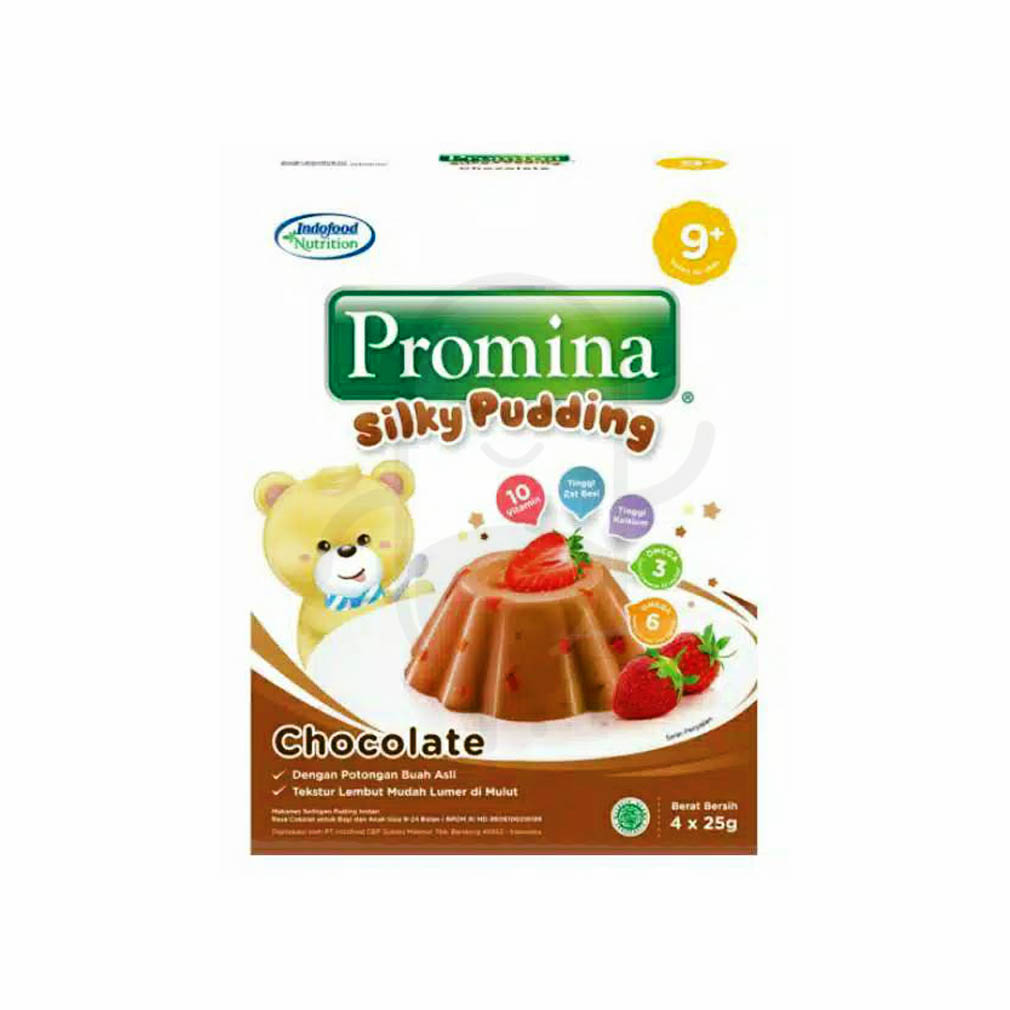 Promina Silky Puding 1 Tahun Ke Atas Rasa Cokelat 100 Gram Dus Kegunaan Efek Samping Dosis 9984