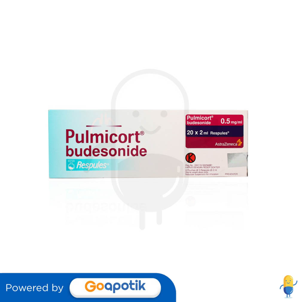 PULMICORT 0,5 MG/ML POUCHES 5 RESPULES - Kegunaan, Efek Samping, Dosis ...