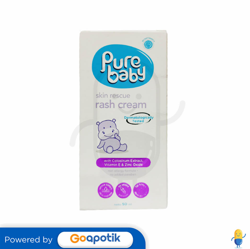 PURE BABY SKIN RESCUE RASH CREAM 50 ML TUBE Kegunaan, Efek Samping