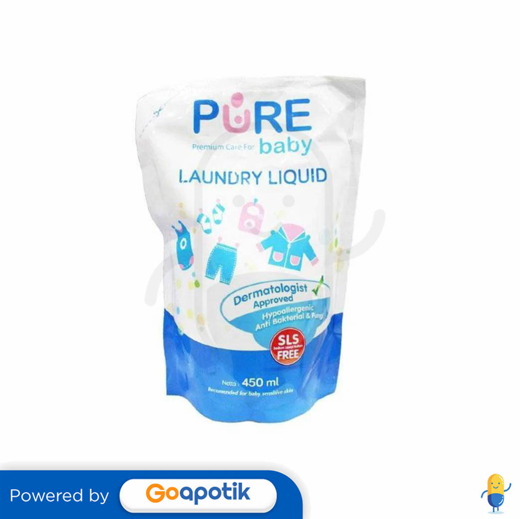 PUREBABY LAUNDRY LIQUID 450 ML REFFIL - Kegunaan, Efek Samping, Dosis ...