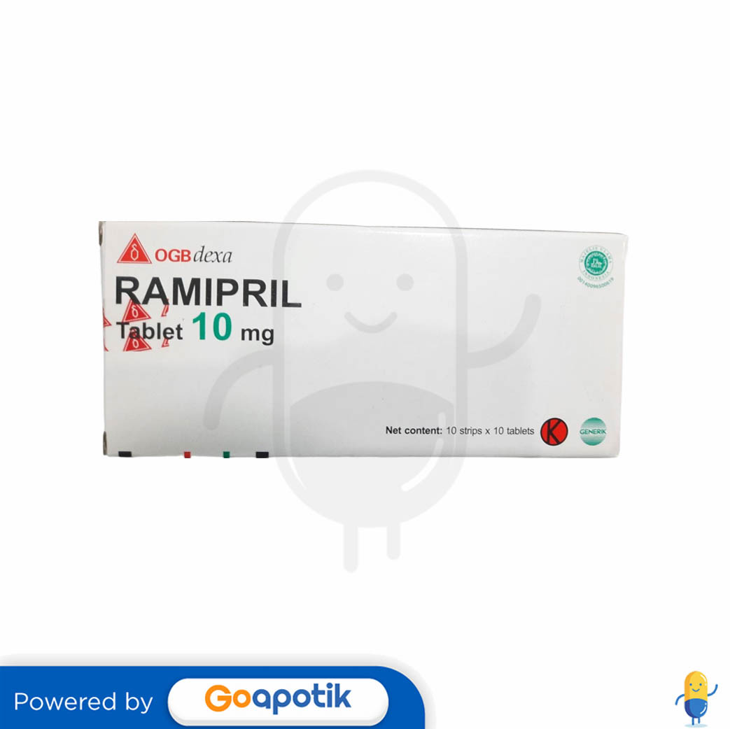 Ramipril Ogb Dexa Medica 10 Mg Box 100 Tablet Hipertensi Kegunaan