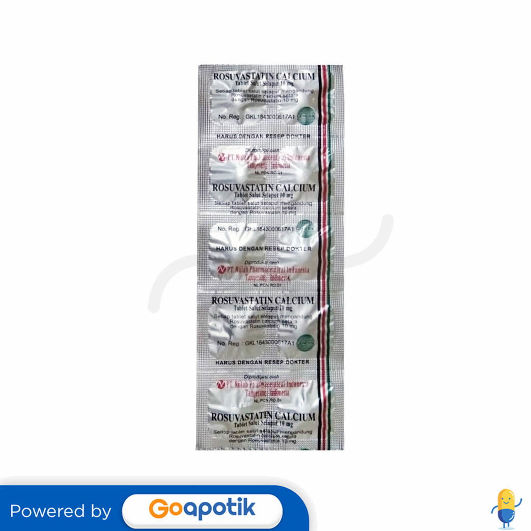 Ulasan Produk Rosuvastatin Calcium Nulab Mg Tablet