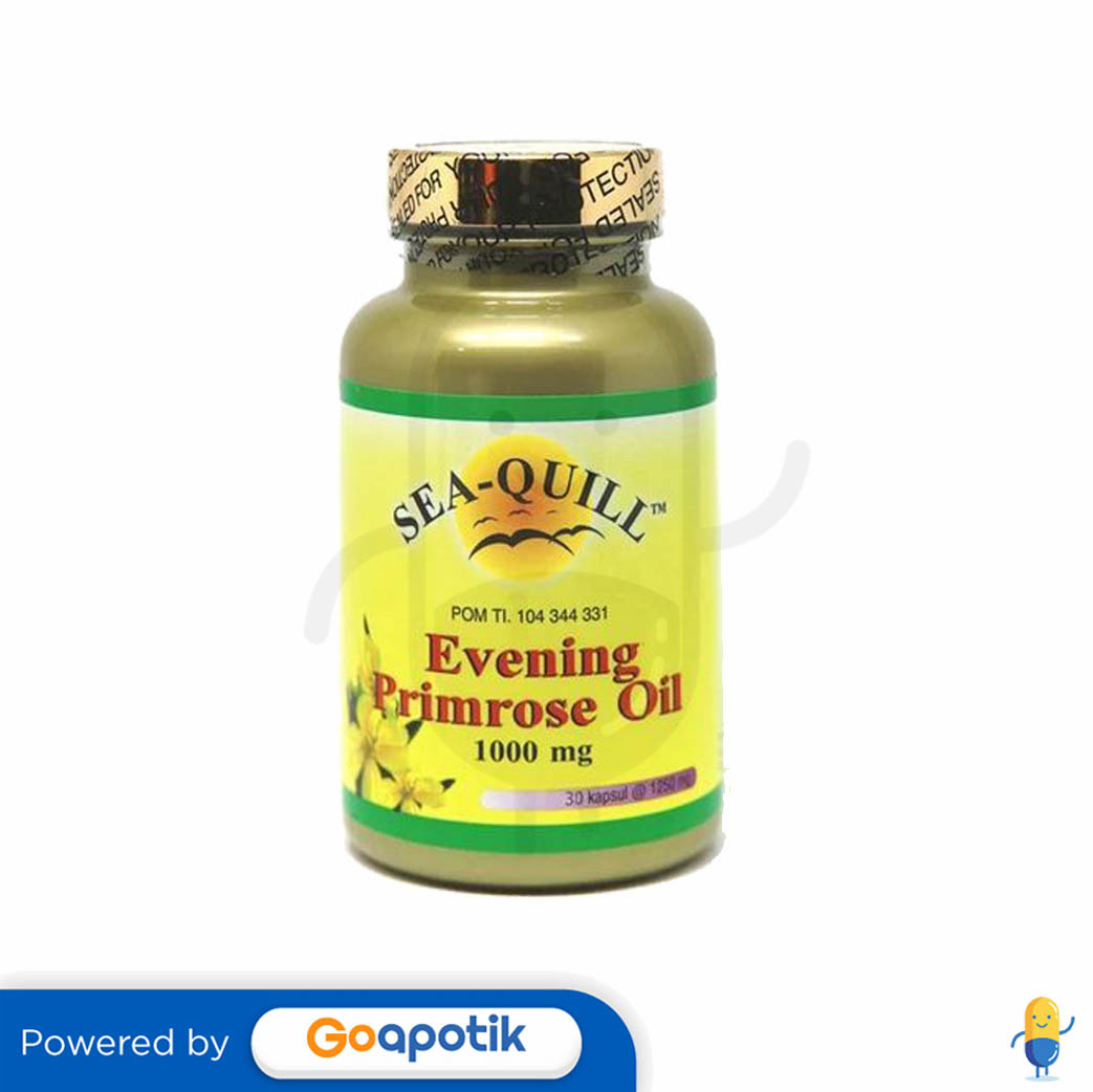 SEAQUILL EVENING PRIMROSE OIL 1000 MG BOTOL 30 KAPSUL Kegunaan, Efek