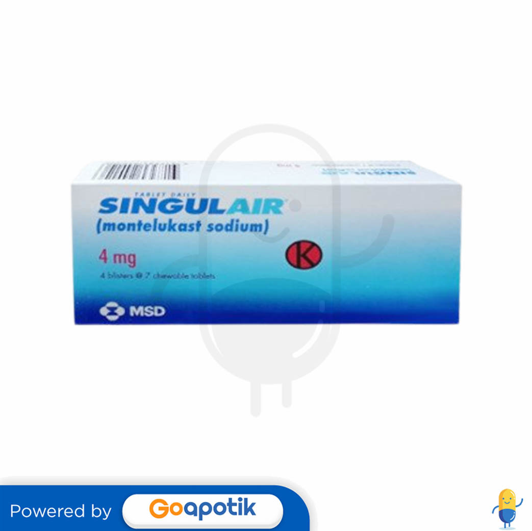 Singulair tablets 4mg
