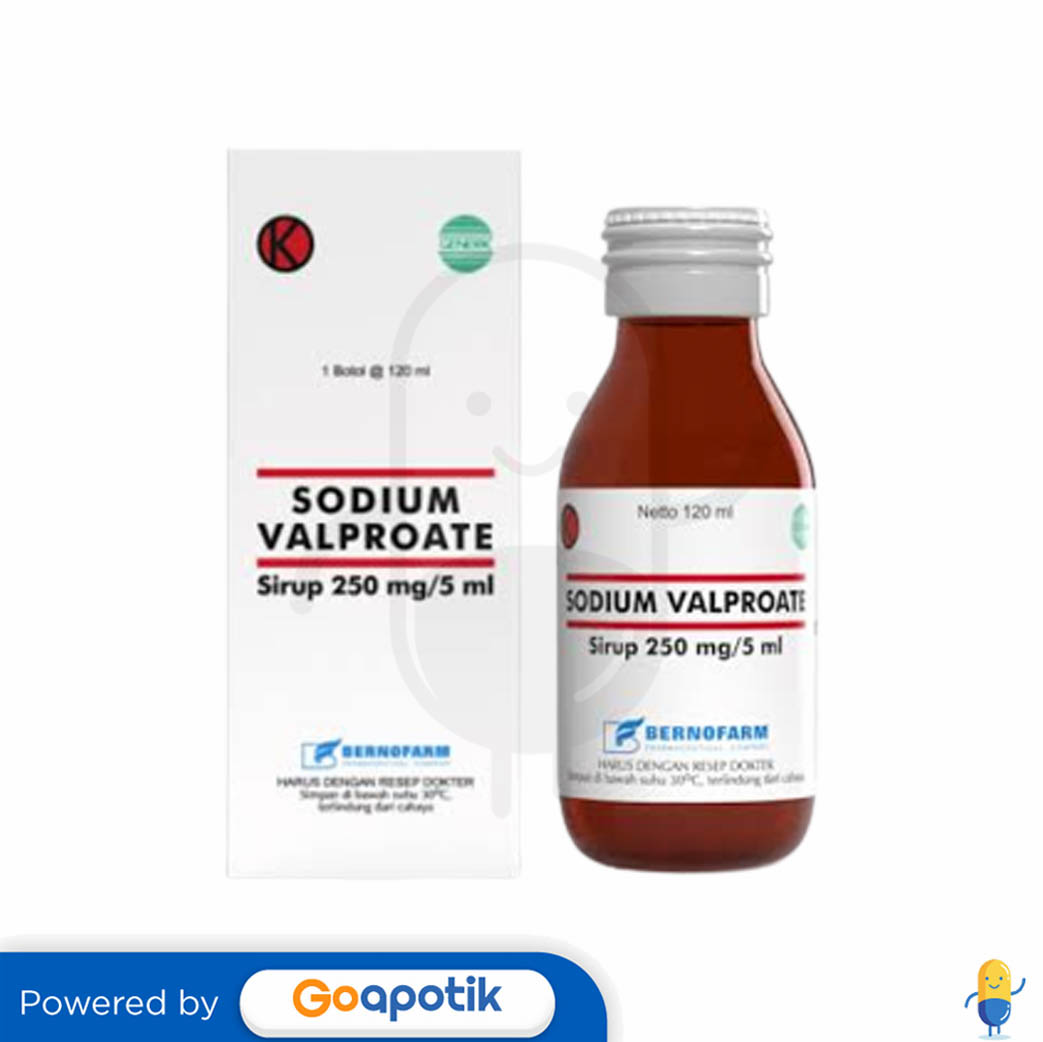 SODIUM VALPROATE BERNOFARM 250 MG/5 ML SYRUP 120 ML Kegunaan, Efek