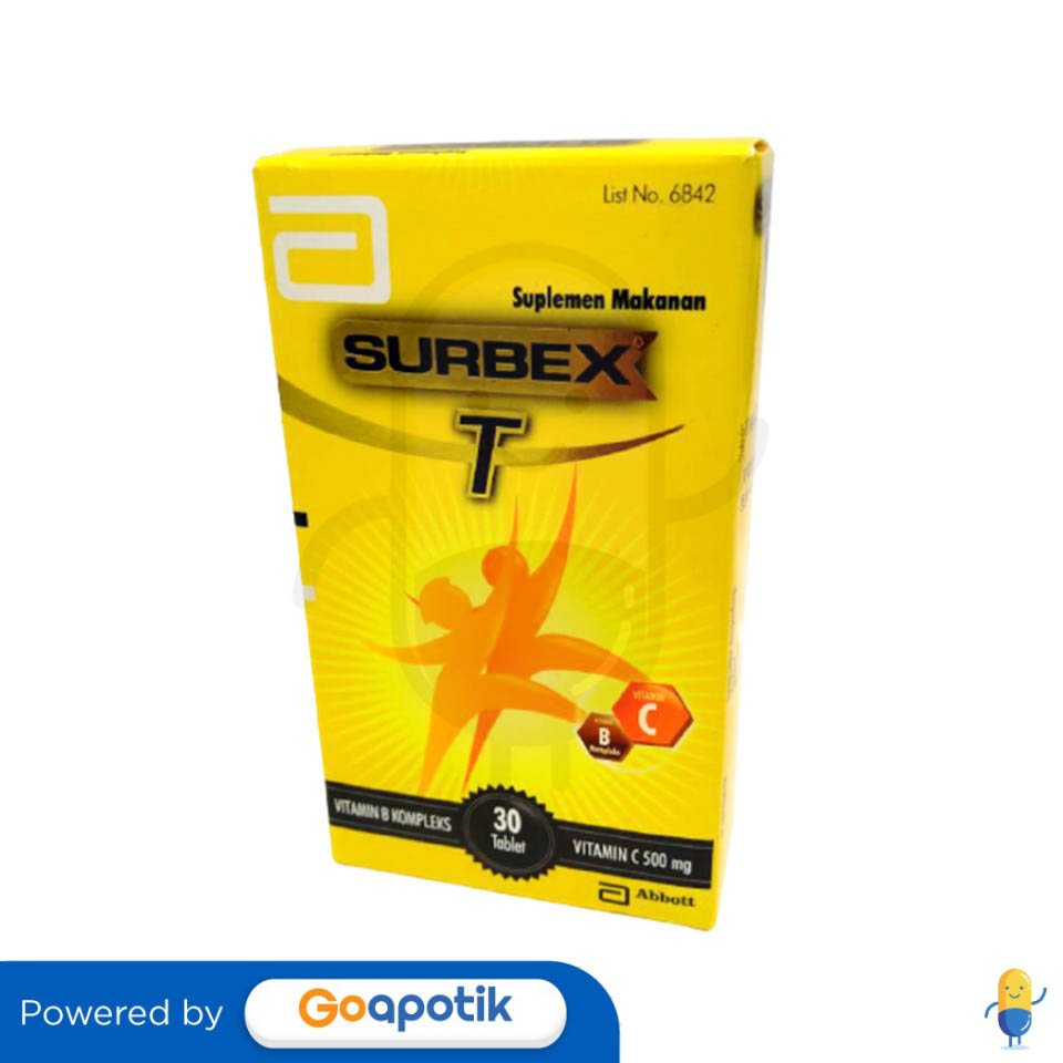 SURBEX T BOX 100 TABLET - Kegunaan, Efek Samping, Dosis dan Aturan Pakai