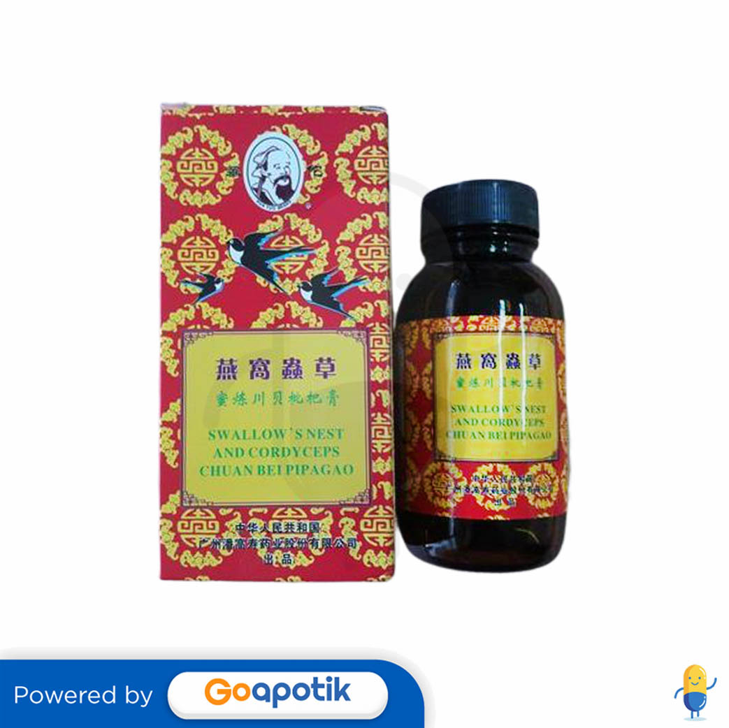 SWALLOW'S NEST AND CORDYCEPS CHUAN BEI PIPA GAO 150 ML BOTOL Kegunaan