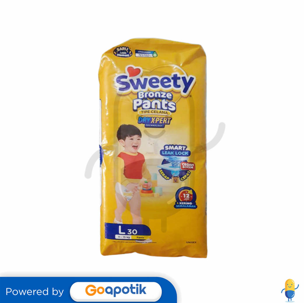SWEETY BRONZE PANTS DRY XPERT L30 Kegunaan, Efek Samping, Dosis dan