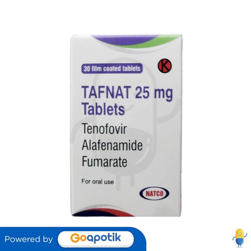 TAFNAT 25 MG BOTOL 30 TABLET - Kegunaan, Efek Samping, Dosis Dan Aturan ...