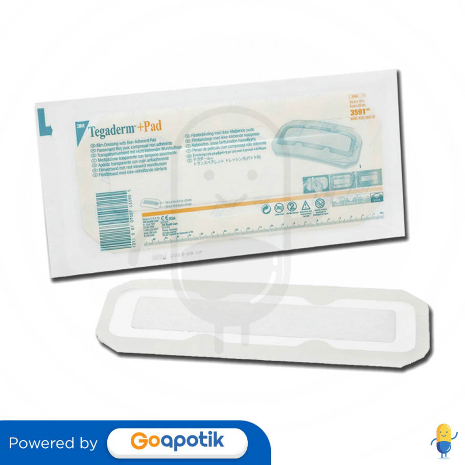 TEGADERM PAD 3M 3591 10 X 25 CM - Kegunaan, Efek Samping, Dosis dan ...