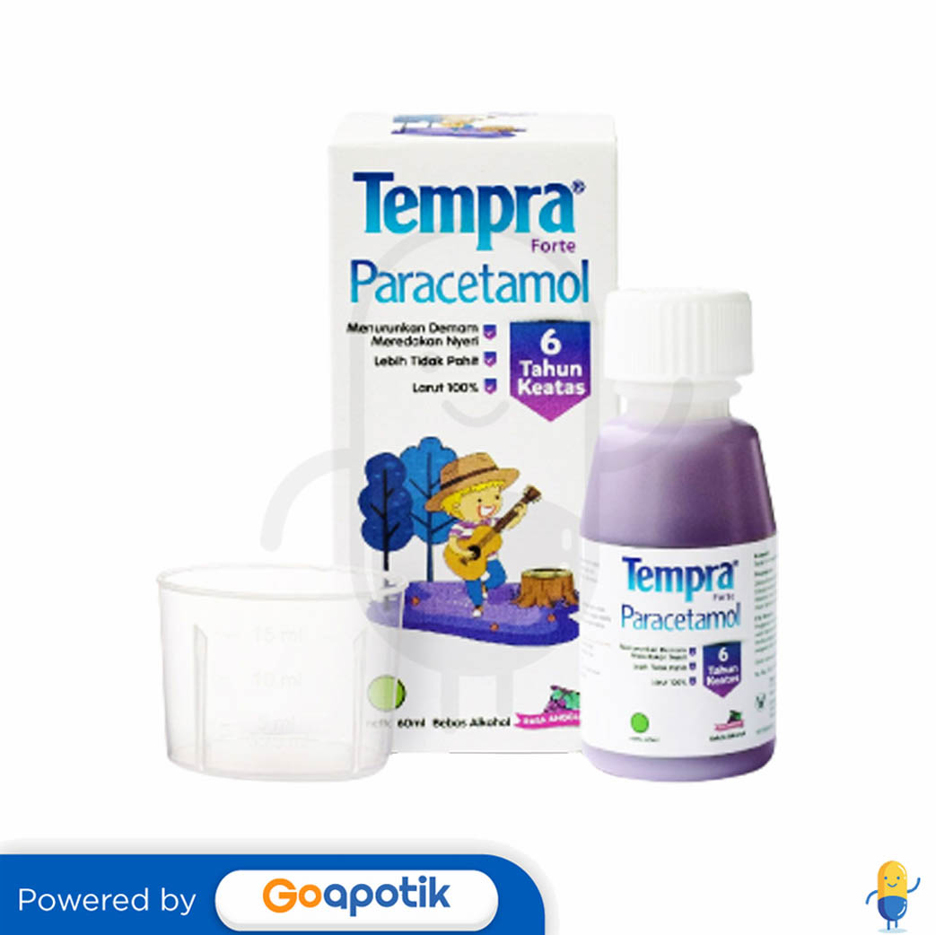 Tempra Forte Syrup Rasa Anggur Ml Kegunaan Efek Samping Dosis