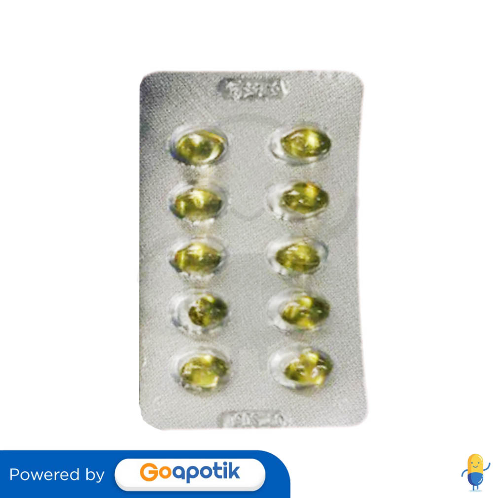 TEOROL 400 IU STRIP 10 KAPSUL - Kegunaan, Efek Samping, Dosis dan