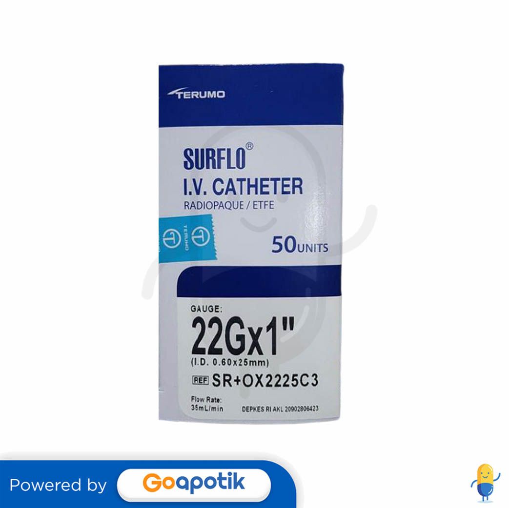TERUMO SURFLO IV CATHETER 22 G BOX 50 PCS Kegunaan, Efek Samping