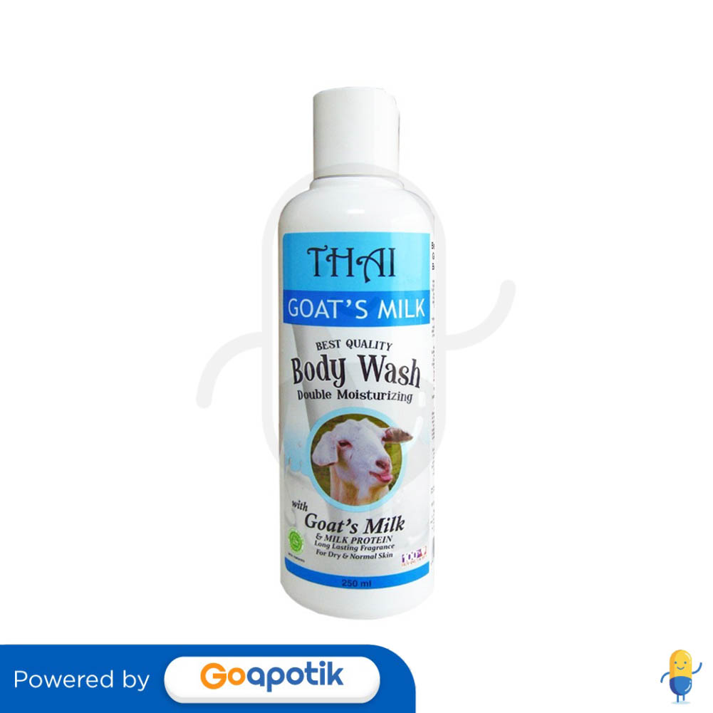 THAI GOAT'S MILK BODY WASH 250 ML BOTOL Kegunaan, Efek Samping, Dosis