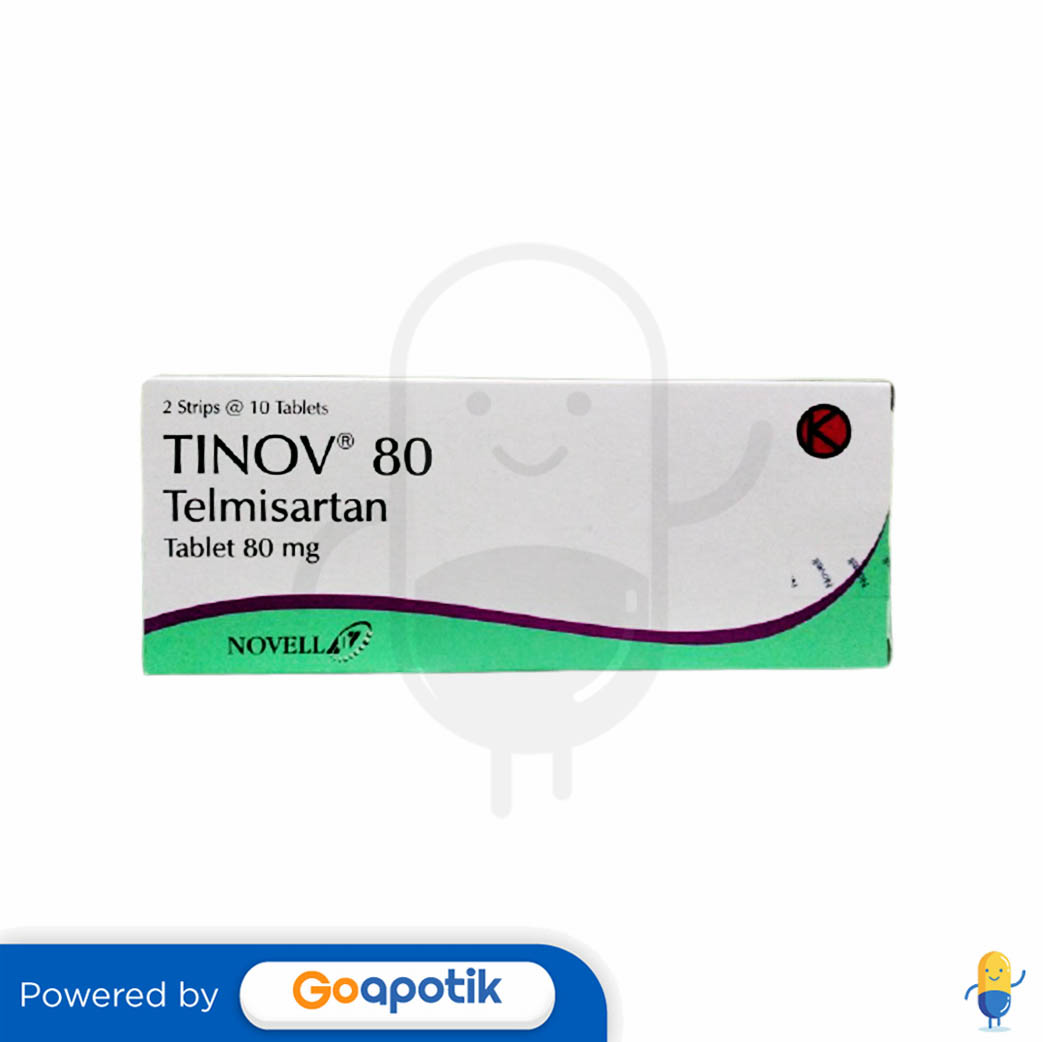 Tinov 80 Mg Box 20 Tablet Kegunaan Efek Samping Dosis Dan Aturan Pakai 1154