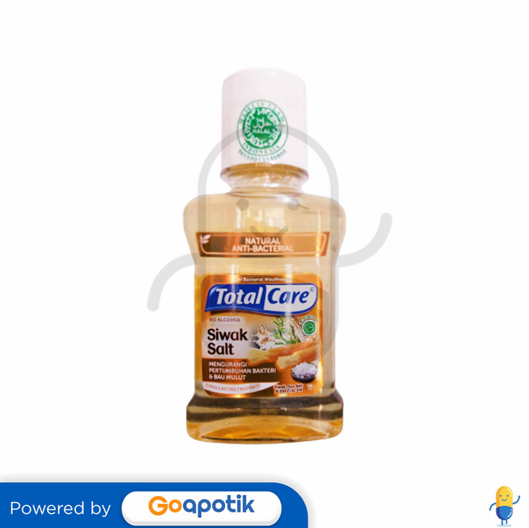TOTAL CARE MOUTHWASH SIWAK SALT 100 ML BOTOL Kegunaan, Efek Samping