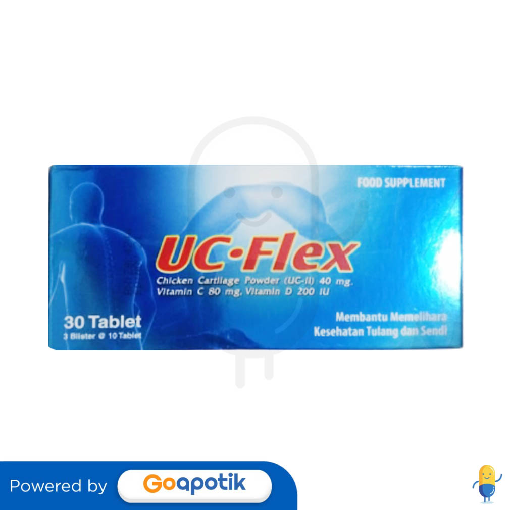 UCFLEX BOX ISI 30 TABLET Kegunaan, Efek Samping, Dosis dan Aturan Pakai