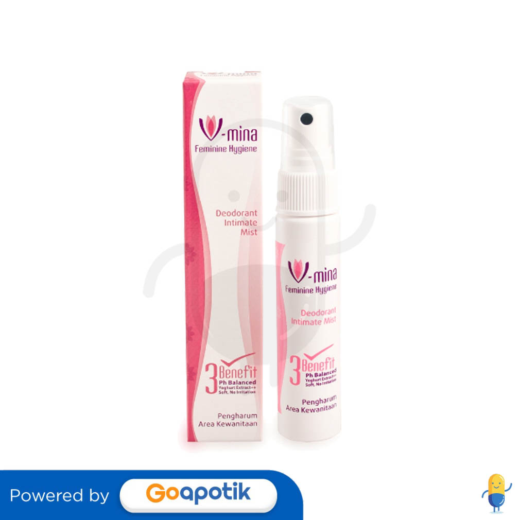 VMINA FEMININE HYGIENE DEODORANT INTIMATE MIST TUBE 30 ML Kegunaan