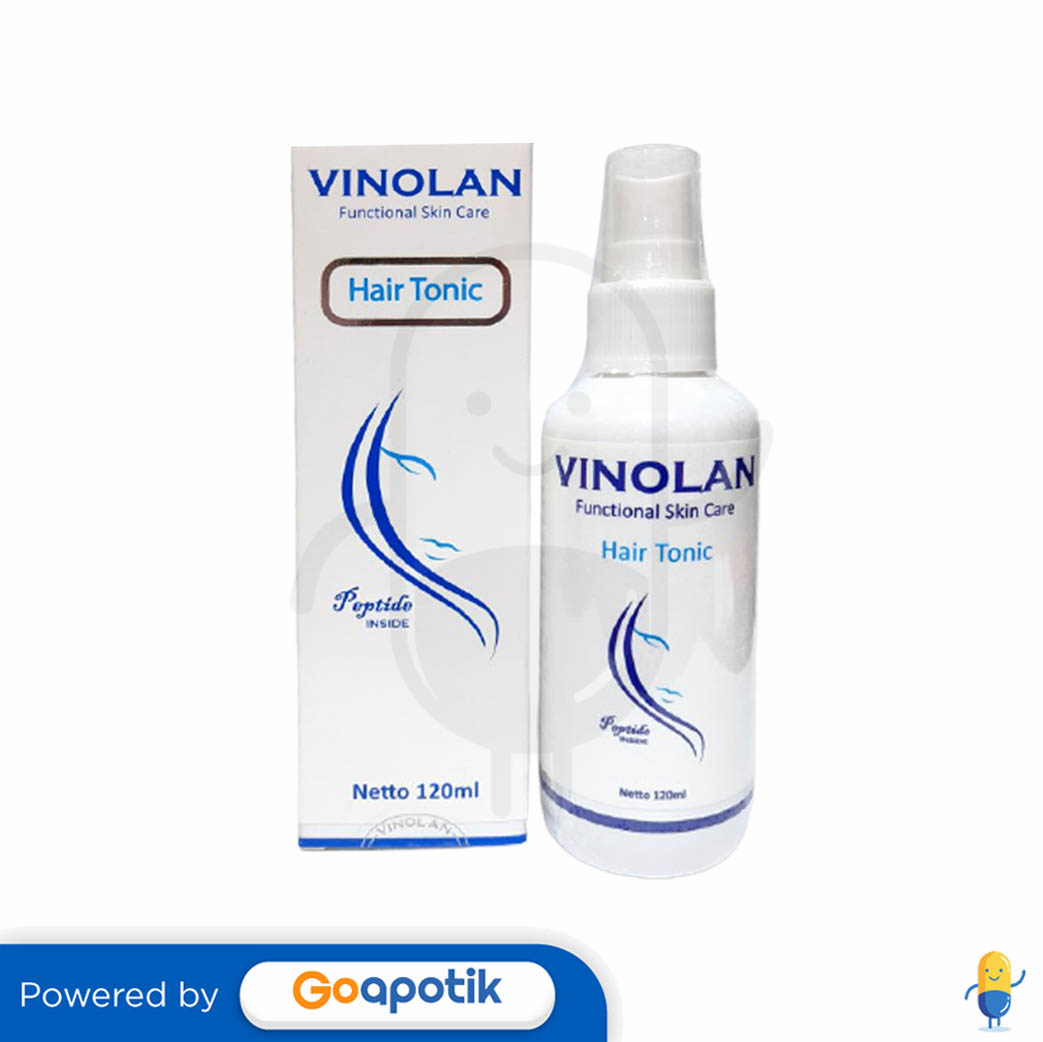 VINOLAN HAIR TONIC 120 ML BOTOL Kegunaan, Efek Samping, Dosis dan