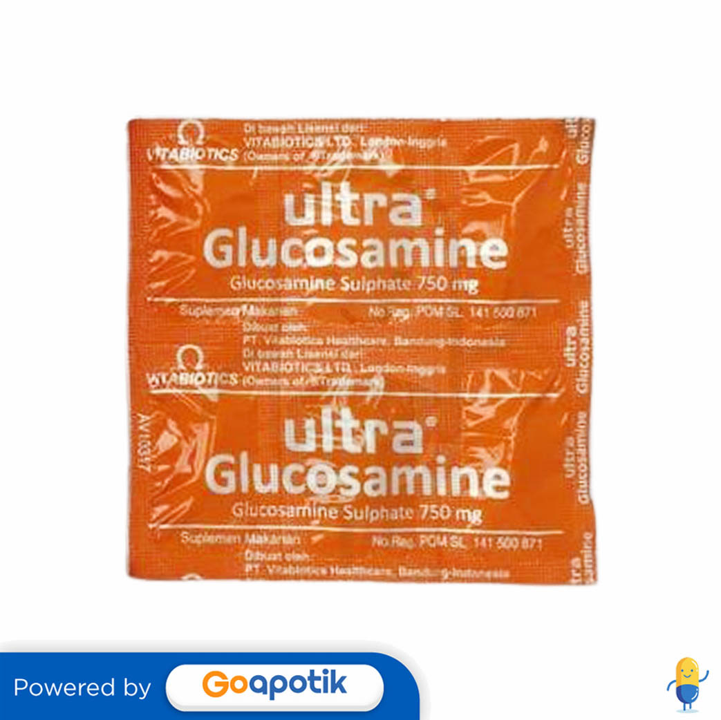 VITABIOTICS ULTRA GLUCOSAMINE STRIP 6 TABLET Kegunaan, Efek Samping