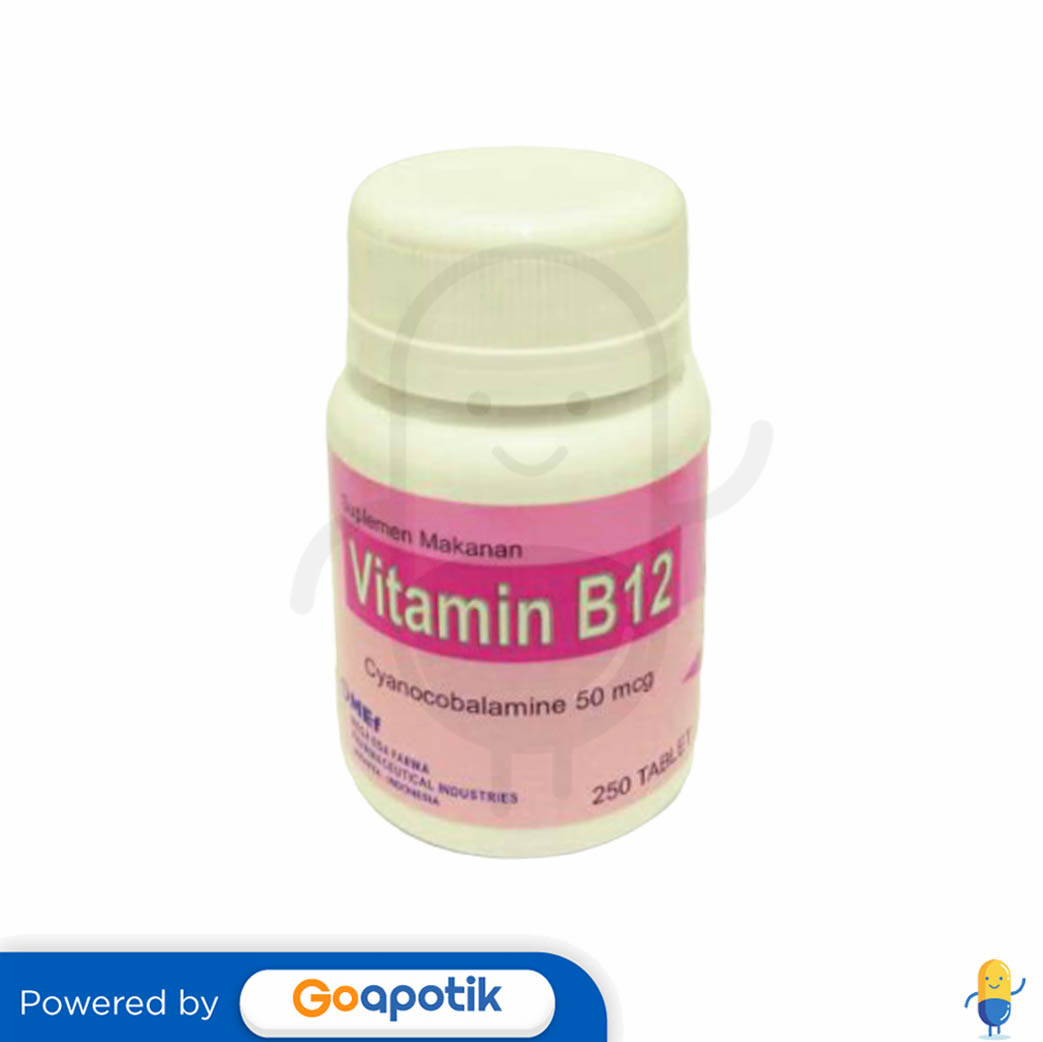 VITAMIN B12 MEGA ESA FARMA 50 MCG BOTOL 250 TABLET - Kegunaan, Efek ...