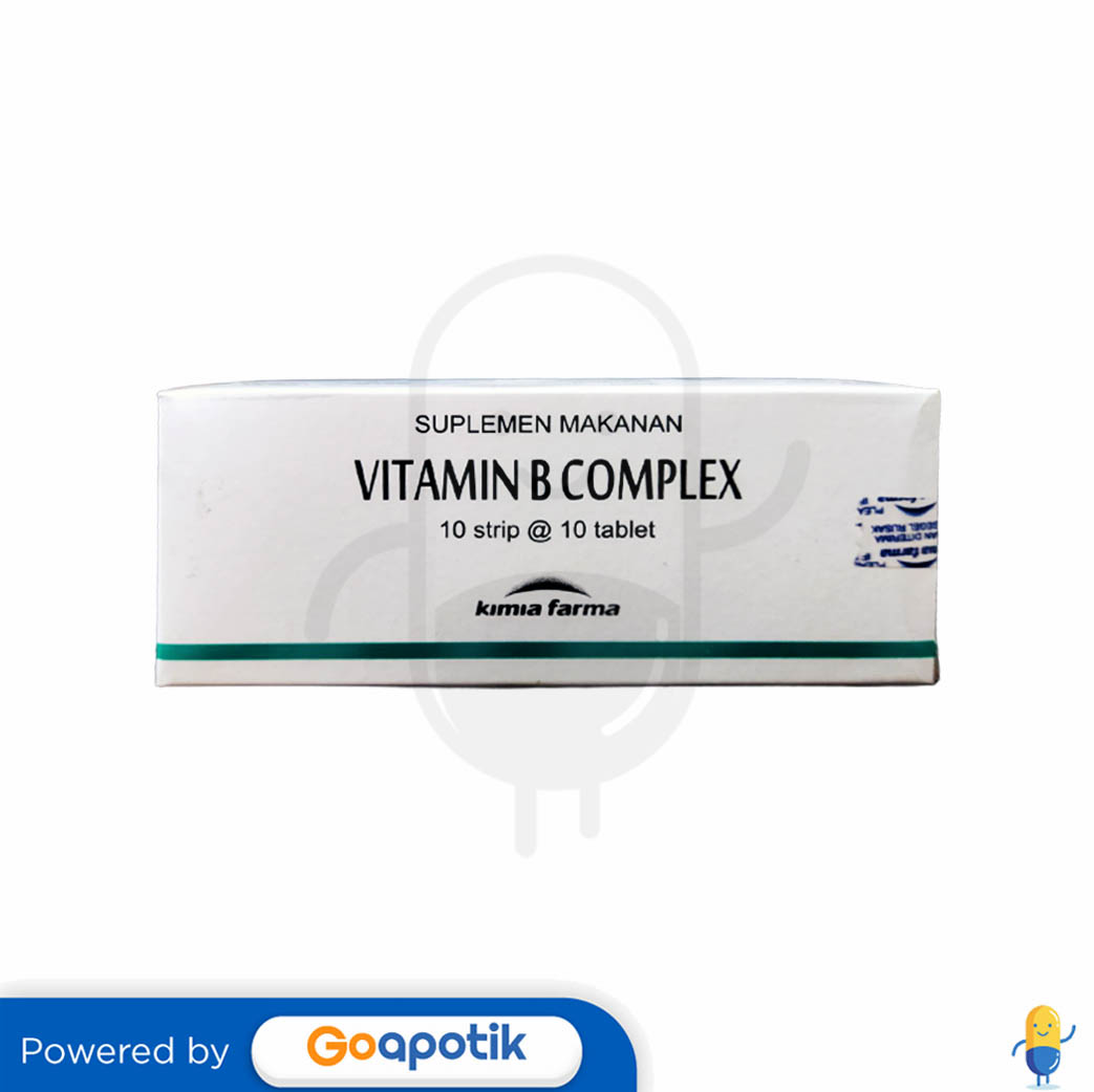 VITAMIN B COMPLEX KIMIA FARMA BOX 100 TABLET - Kegunaan, Efek Samping ...