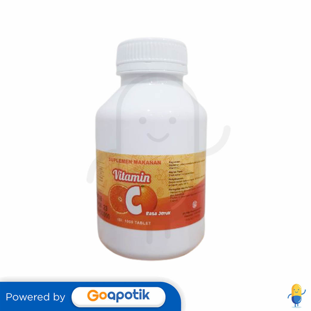 VITAMIN C PIM RASA JERUK BOTOL 1000 TABLET Kegunaan, Efek Samping