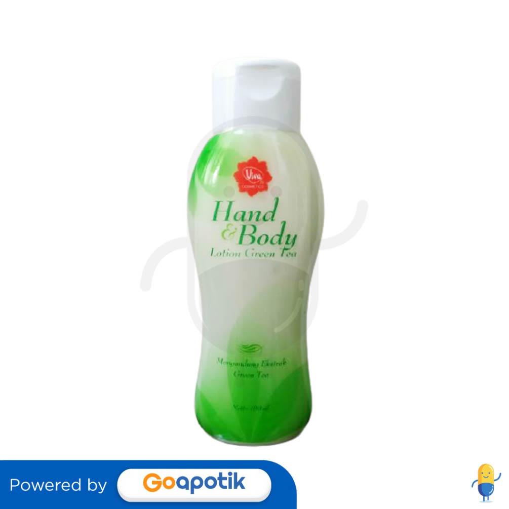 VIVA HAND & BODY LOTION GREEN TEA 100 ML BOTOL Kegunaan, Efek Samping