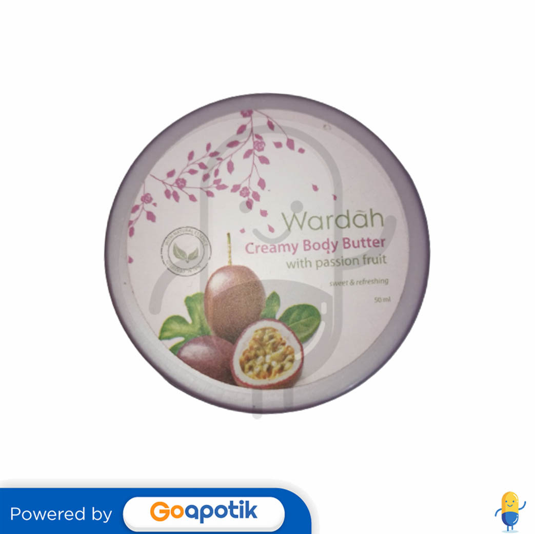 WARDAH CREAMY BODY BUTTER WITH PASSION FRUIT 50 ML POT Kegunaan, Efek Samping, Dosis dan