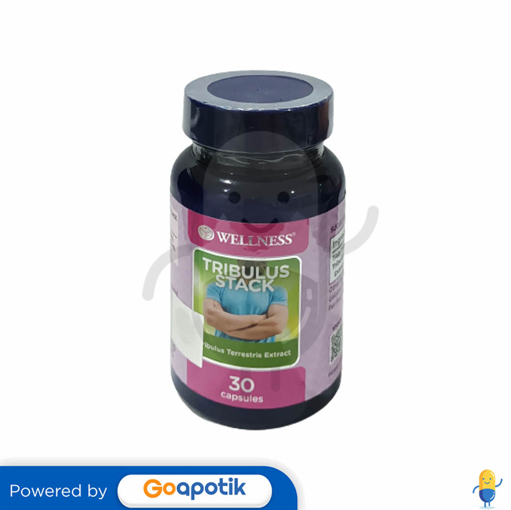 Wellness Tribulus Stack Botol Kapsul Kegunaan Efek Samping Dosis Dan Aturan Pakai