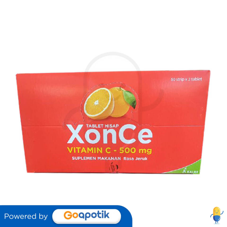 XONCE VIT C 500 MG BOX 100 TABLET Kegunaan, Efek Samping, Dosis dan