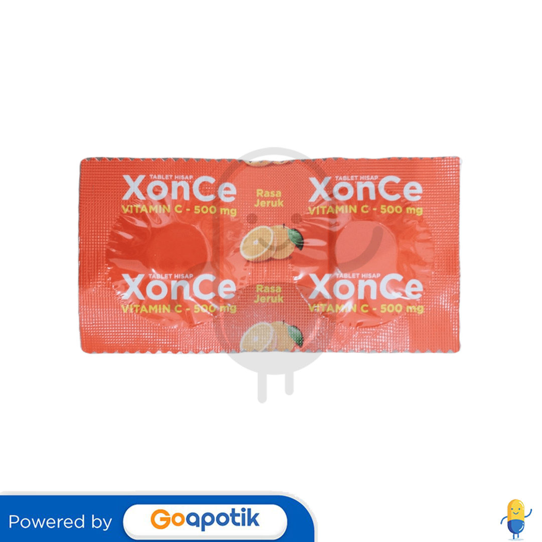 XONCE VIT C 500 MG STRIP 2 TABLET Kegunaan, Efek Samping, Dosis dan