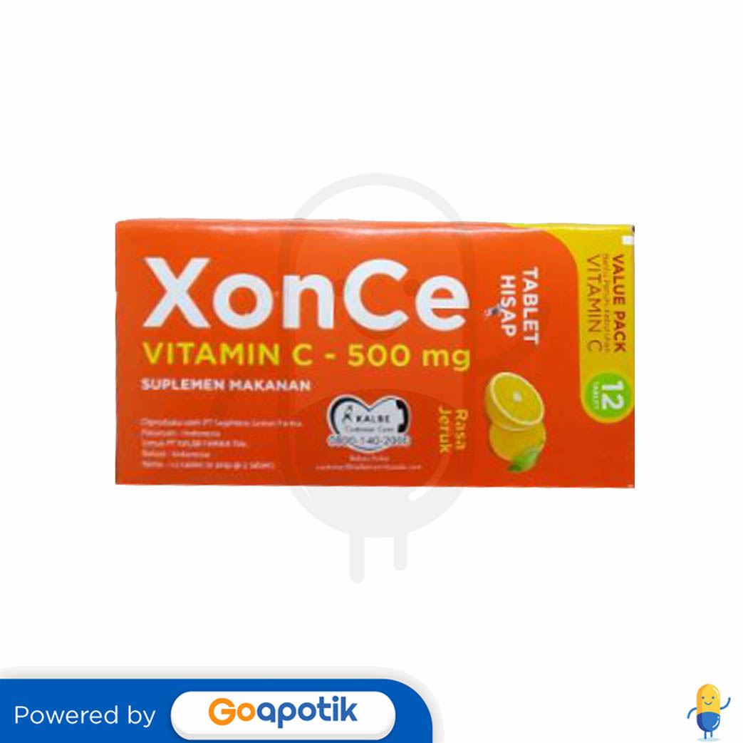 XONCE VITAMIN C BOX 12 TABLET Kegunaan, Efek Samping, Dosis dan