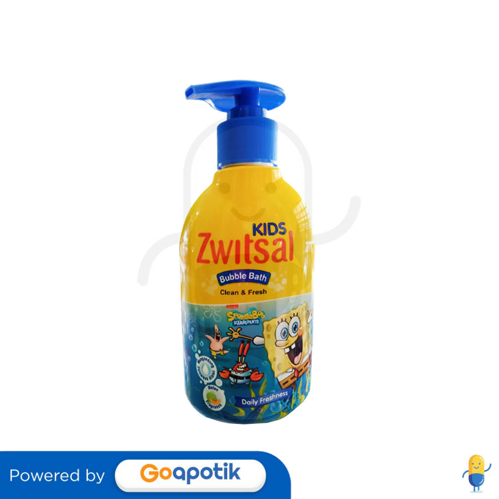 ZWITSAL KIDS BUBBLE BATH CLEAN & FRESH BLUE 280 ML BOTOL Kegunaan